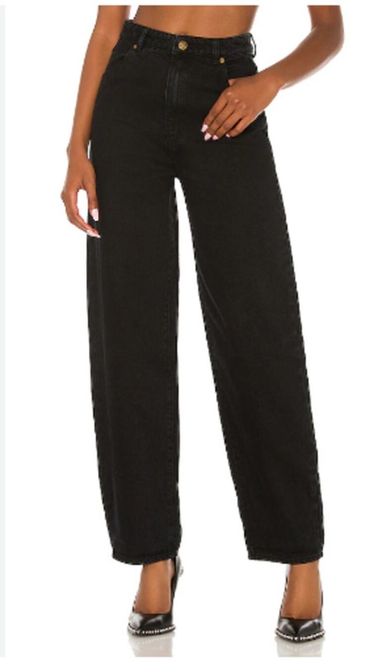 Rolla's Womens Genie Jeans Super High Rise 80's Balloon Leg Black Size 25 NEW